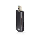 Nedis CRDRU3100BK Kaartlezer Multicard Usb 3.0 5 Gbps