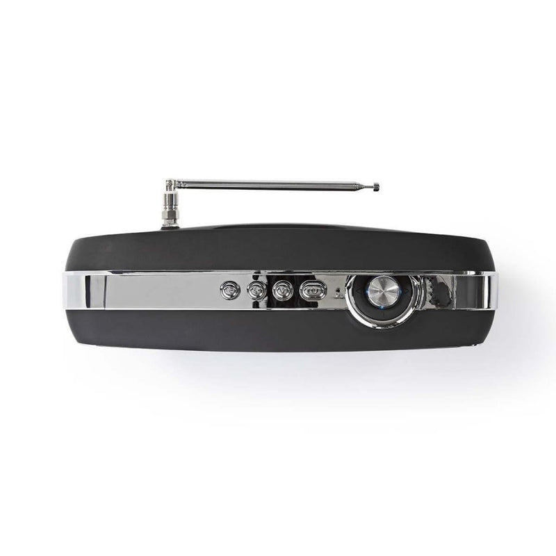 Nedis RDDB5300BK Draagbare Radio DAB+ FM Radio Bluetooth Zwart/Zilver