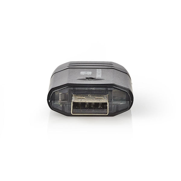 Nedis CRDRU2100BK Kaartlezer Mmc / Sd / Sdhc Usb 2.0