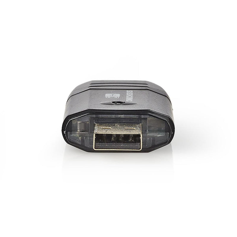 Nedis CRDRU2100BK Kaartlezer Mmc / Sd / Sdhc Usb 2.0