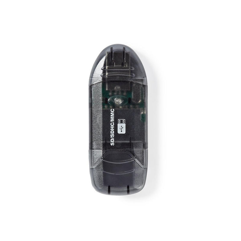 Nedis CRDRU2100BK Kaartlezer Mmc / Sd / Sdhc Usb 2.0