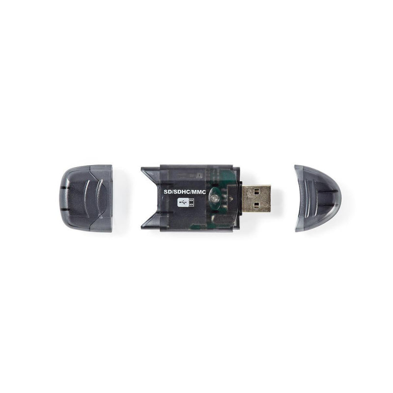 Nedis CRDRU2100BK Kaartlezer Mmc / Sd / Sdhc Usb 2.0