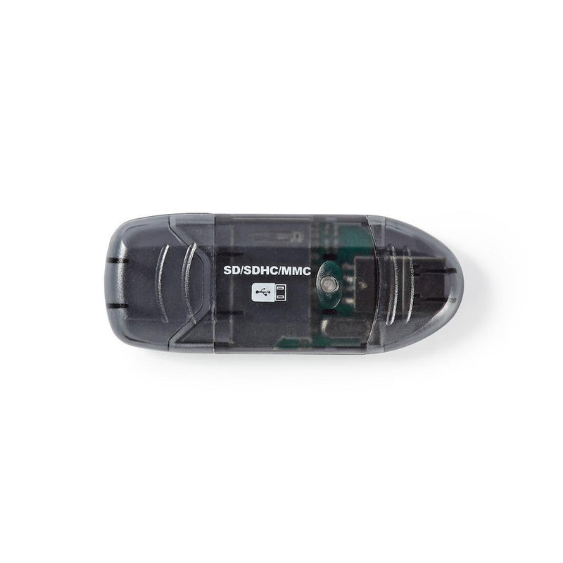 Nedis CRDRU2100BK Kaartlezer Mmc / Sd / Sdhc Usb 2.0