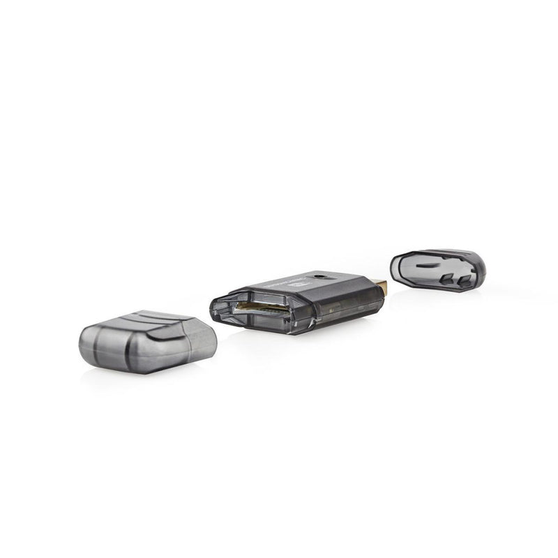 Nedis CRDRU2100BK Kaartlezer Mmc / Sd / Sdhc Usb 2.0