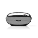 Nedis RDFM5300BK Fm-radio 60 W Bluetooth® Zwart / Zilver