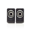 Nedis CSPR20020BK Pc-luidspreker 2.0 18 W 3,5 Mm Jack