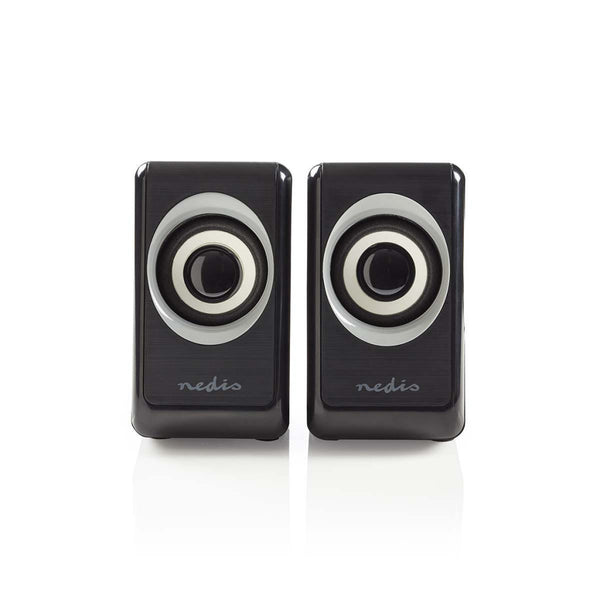 Nedis CSPR20020BK Pc-luidspreker 2.0 18 W 3,5 Mm Jack