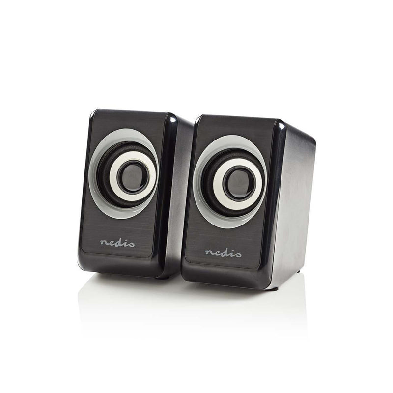 Nedis CSPR20020BK Pc-luidspreker 2.0 18 W 3,5 Mm Jack