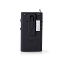 Nedis RDFM1100GY Fm-radio 1,5 W Zakformaat Zwart / Grijs