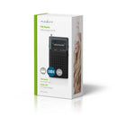 Nedis RDFM1100GY Fm-radio 1,5 W Zakformaat Zwart / Grijs