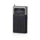 Nedis RDFM1100GY Fm-radio 1,5 W Zakformaat Zwart / Grijs