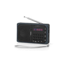 Nedis RDFM2100GY Fm-radio 3,6 W Usb-poort & Microsd-kaartsleuf Zwart / Grijs