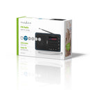 Nedis RDFM2100GY Fm-radio 3,6 W Usb-poort & Microsd-kaartsleuf Zwart / Grijs
