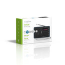 Nedis RDFM2100GY Fm-radio 3,6 W Usb-poort & Microsd-kaartsleuf Zwart / Grijs