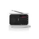 Nedis RDFM2100WT Fm-radio 3,6 W Usb-poort & Microsd-kaartsleuf Zwart / Wit