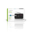 Nedis RDFM2100WT Fm-radio 3,6 W Usb-poort & Microsd-kaartsleuf Zwart / Wit
