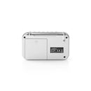 Nedis RDFM2200WT Fm-radio 2,1 W Klok & Alarm Grijs / Wit