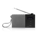 Nedis RDDB2210BK Digitale Dab+ Radio 4,5 W Fm Klok & Alarm Grijs / Zwart