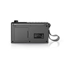 Nedis RDDB2210BK Digitale Dab+ Radio 4,5 W Fm Klok & Alarm Grijs / Zwart