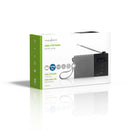 Nedis RDDB2210BK Digitale Dab+ Radio 4,5 W Fm Klok & Alarm Grijs / Zwart