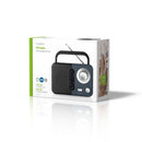 Nedis RDFM1300GY Fm-radio 2,4 W Draaggreep Zwart / Grijs
