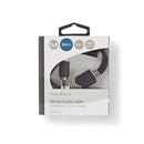 Nedis CABP22255AT02 Stereo Audiokabel 2x Rca Male - 3,5 Mm Female 0,2 M Antraciet