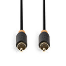 Nedis CABP24170AT20 Digitale Audiokabel Rca Male - Rca Male 2,0 M Antraciet