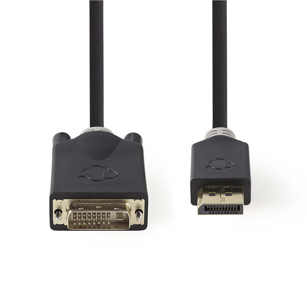 Nedis CCBP34800AT20 Hdmi - Dvi-kabel Hdmi?-connector - Dvi-d 24+1-pins Male 2,0 M Antraciet
