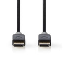 Nedis CCBP37000AT20 Displayport-kabel Displayport Male - Displayport Male 2,0 M Antraciet