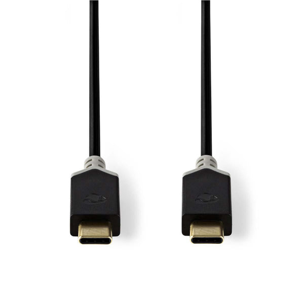 Nedis CCBP60700AT10 Kabel Usb 2.0 Type-c Male - Type-c Male 1,0 M Antraciet