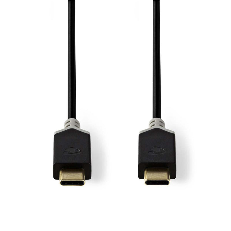 Nedis CCBP60700AT10 Kabel Usb 2.0 Type-c Male - Type-c Male 1,0 M Antraciet
