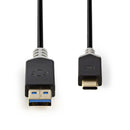 Nedis CCBP61600AT10 Kabel Usb 3.1 Type-c Male - A Male 1,0 M Antraciet