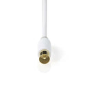 Nedis CSBP40200WT20 Coaxkabel 90 Db Iec (coax) Male - Iec (coax) Male 2,0 M Wit