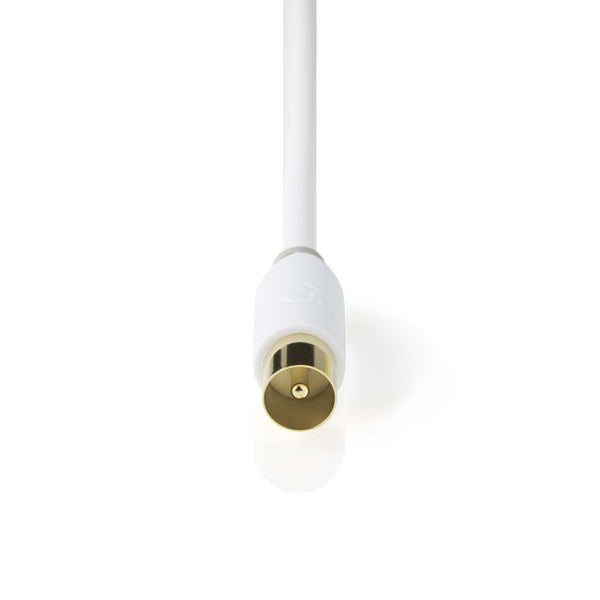 Nedis CSBP40200WT50 Coaxkabel 90 Db Iec (coax) Male - Iec (coax) Male 5,0 M Wit