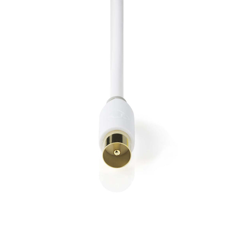 Nedis CSBP40200WT50 Coaxkabel 90 Db Iec (coax) Male - Iec (coax) Male 5,0 M Wit