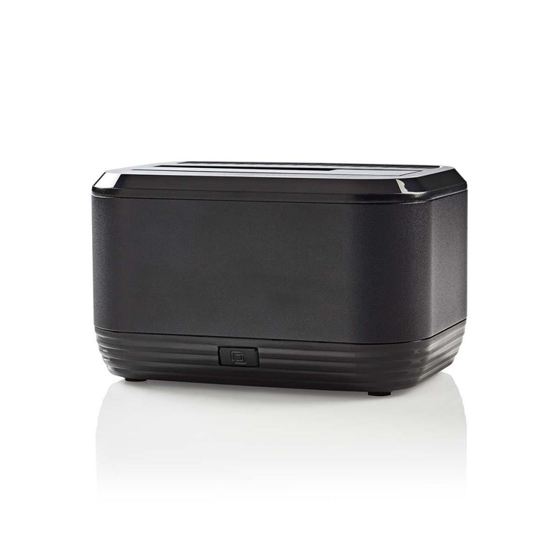 Nedis HDDUSB3200BK Harde Schijf-dockingstation Usb 3.0 Sata Single Bay Met Voedingsadapter