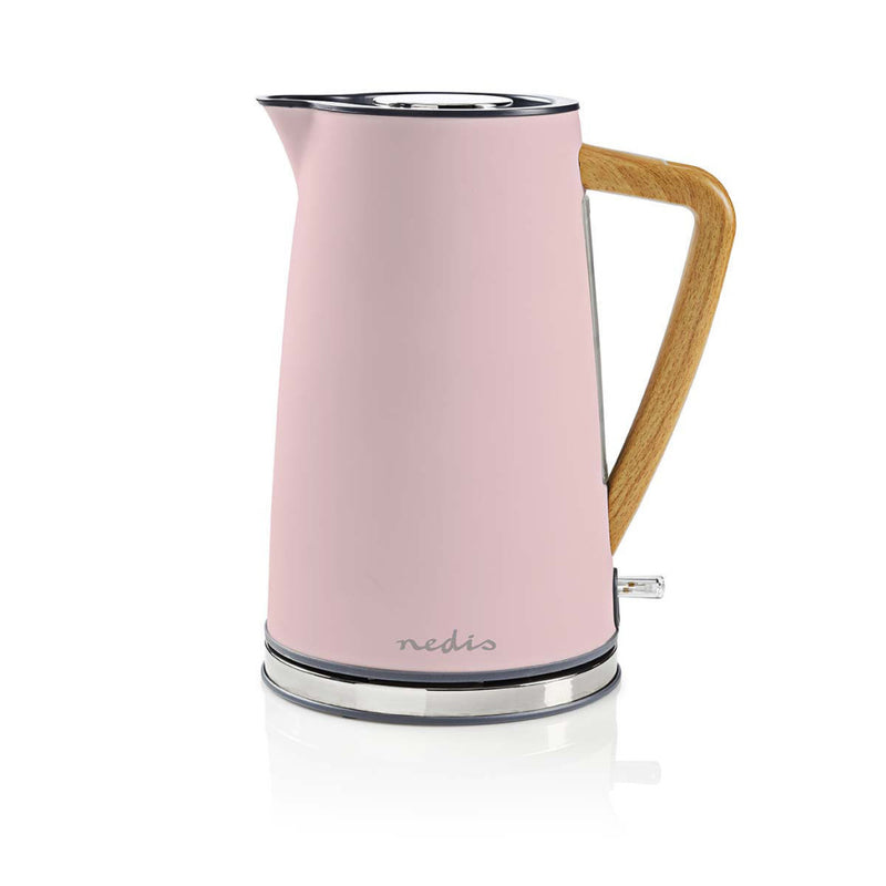Nedis KAWK510EPK Waterkoker 1,7L 2200W Soft-Touch Roze