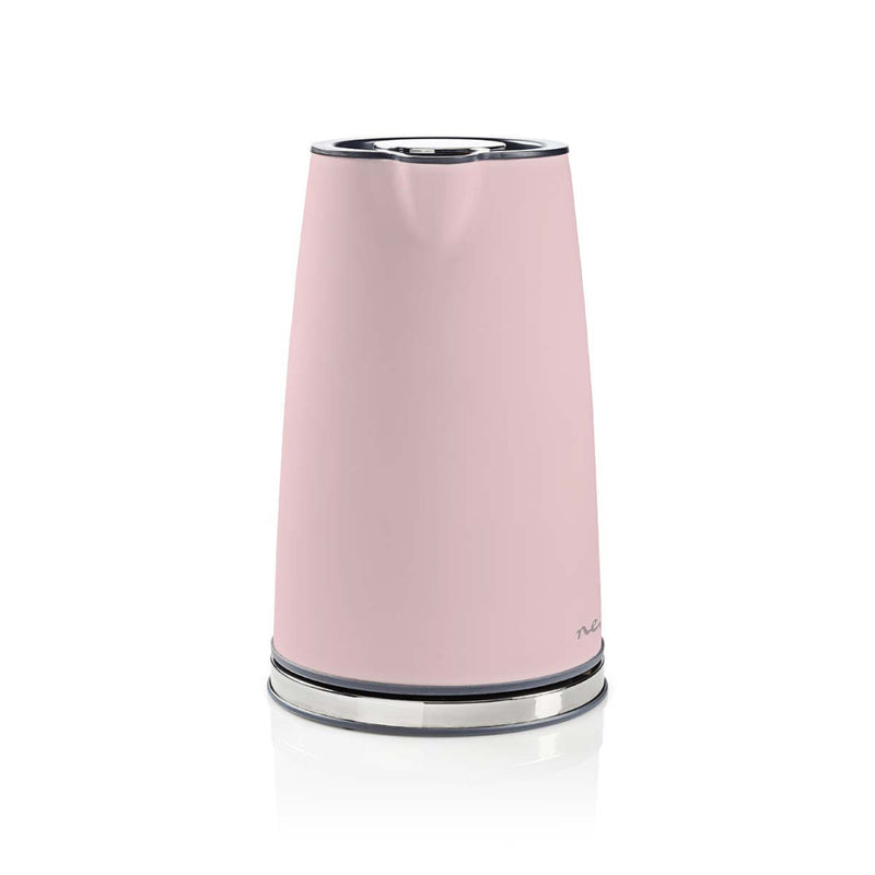 Nedis KAWK510EPK Waterkoker 1,7L 2200W Soft-Touch Roze