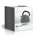 Nedis KAWK520EGY Waterkoker 1,8L 2200W Soft-Touch Grijs