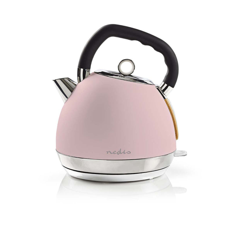 Nedis KAWK520EPK Waterkoker 1,8L 2200W Soft-Touch Roze