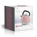 Nedis KAWK520EPK Waterkoker 1,8L 2200W Soft-Touch Roze