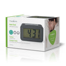 Nedis CLDK003GY Digitale Bureauklok Achtergrondverlichting Grijs