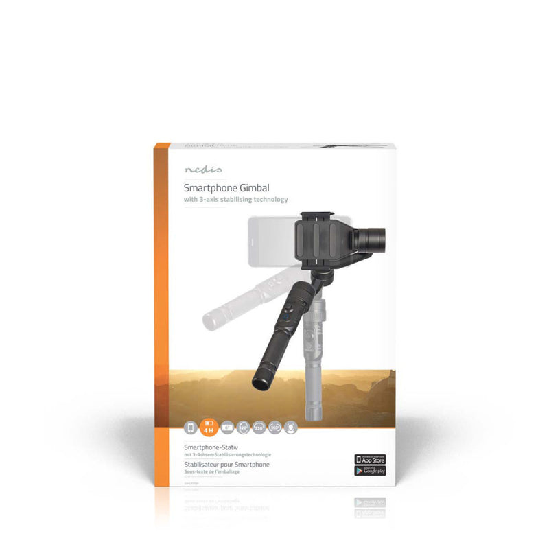 Nedis GBAL100BK Gimbal Voor Smartphone 3-assige Stabilisatie Schermen Tot 6 Inch Gratis App