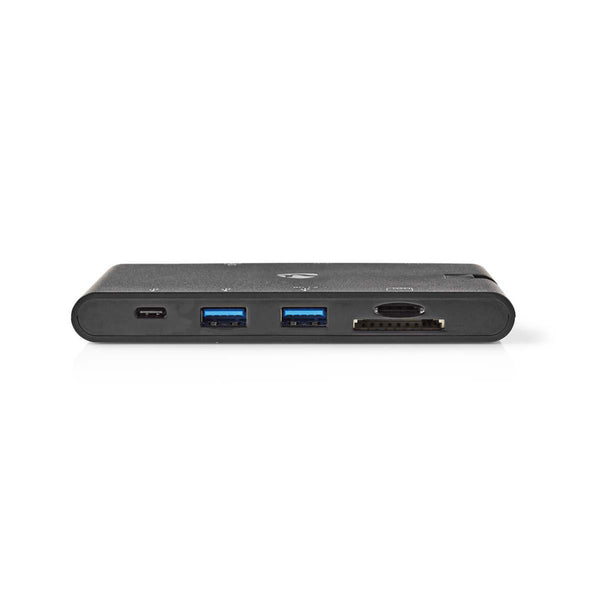 Nedis TCARFD200BK Dockingstation Usb-c&trade; 2x Usb-c&trade; / 2x Usb 3.0 / Vga / Hdmi&trade; / Ka