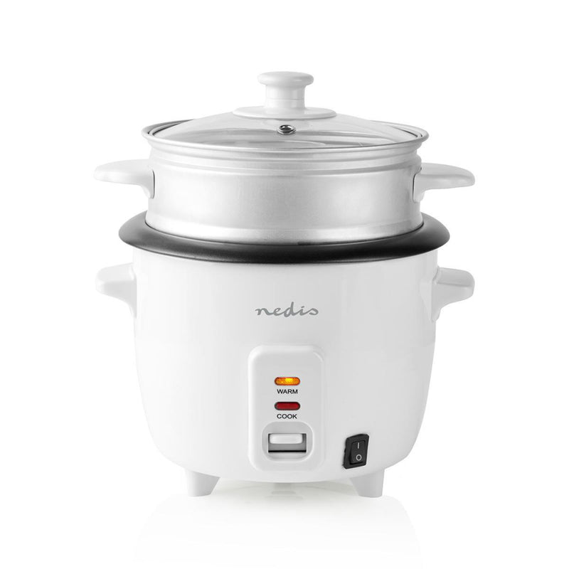 Nedis KARC06WT Rijstkoker 300 Watt 0,6 L Wit