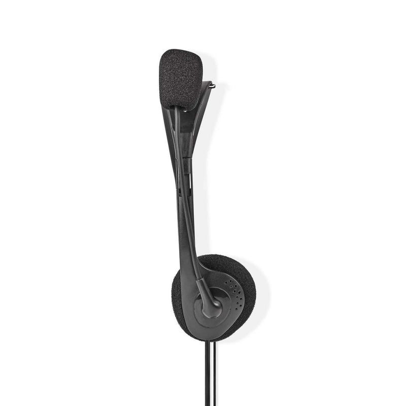 Nedis CHST100BK Pc-headset On-ear 2x 3,5 Mm Connectoren 2,0 M Zwart