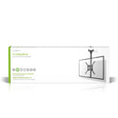 Nedis TVCM1330BK Draai- En Kantelbare Tv-plafondbeugel 26 - 42&quot; Max. 20 Kg Verstelbare Hoogte