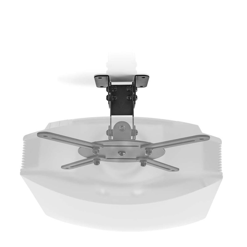Nedis PJCM100BK Plafondbeugel Voor Projector 360&deg; Draaibaar Max. 10 Kg Afstand Tot De Muur Van