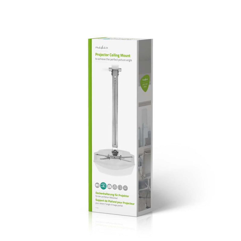 Nedis PJCM200GY Plafondbeugel Voor Projector 360&deg; Draaibaar Max. 10 Kg Afstand Tot De Muur 550