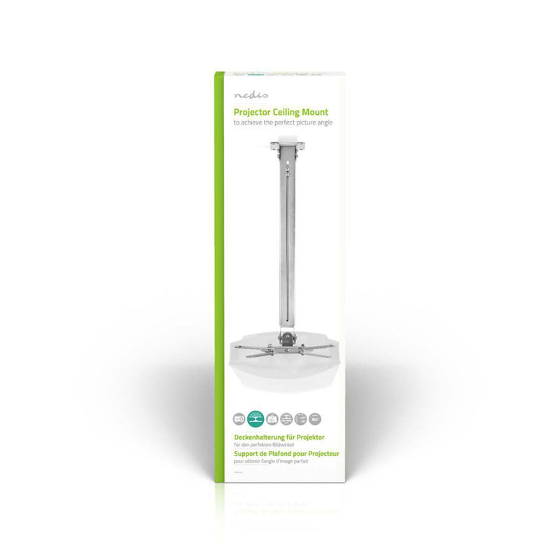 Nedis PJCM200GY Plafondbeugel Voor Projector 360&deg; Draaibaar Max. 10 Kg Afstand Tot De Muur 550